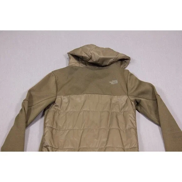 The North Face Women's Motivation Hybrid Green Hooded Nylon Jacket Flash Dry XS - Picture 3 of 11